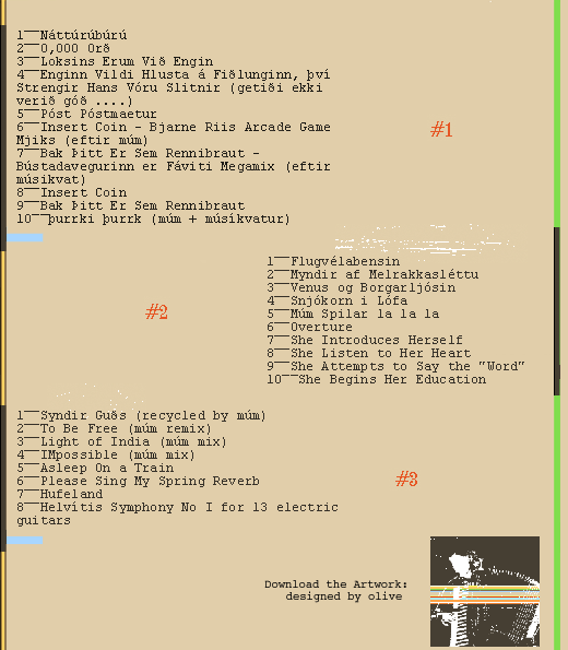 tracklist